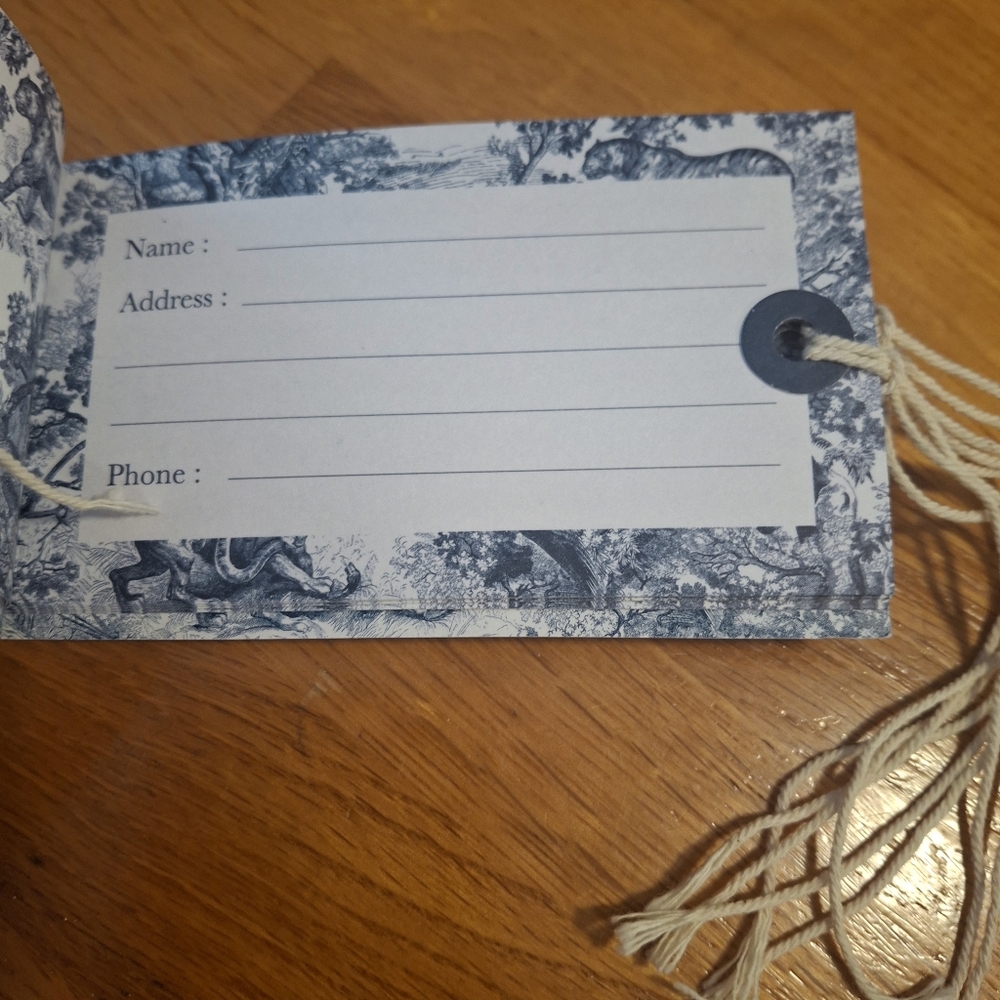 Dior Dioriviera Travel Bag Luggage Tag Set Of 6 Pieces New - Picture 4 of 6